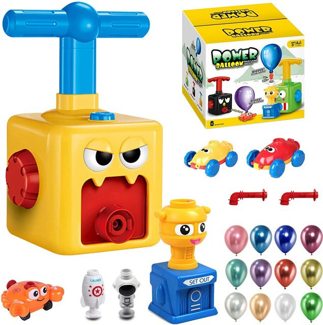 Bai Fen Bai Toys Ballonwerfer, Raketenballon, Kinderautospielzeug mit Pumpe - Bild 1