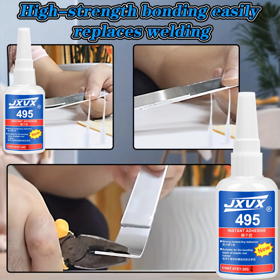 6er Pack 411 Slime Superkleber Cyanacrylat schnelltrocknend für Kunststoff, Metall, Holz und Keramik - Bild 2