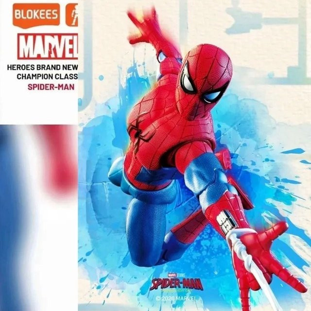 BLOKEES Marvel Spider-Man Sammelfigur, Montagebausatz - Bild 1