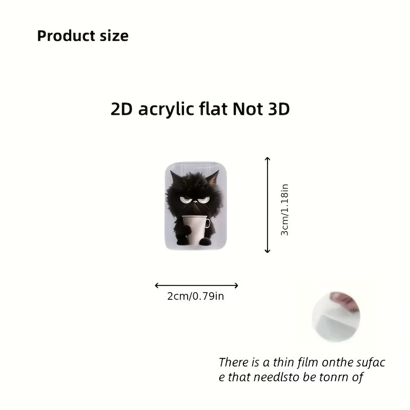 2 Stück schwarze Katze 2D-Kabelschutz für USB-C und Apple-Ladekabel aus bruchsicherem Kunststoff in Schwarz - Bild 3