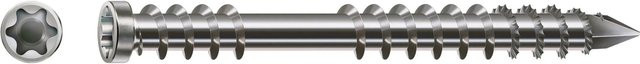 Spax Terrassenschraube T-Star plus aus Edelstahl in Silber, 125 Stück, Durchmesser: 5 mm, Länge: 60 mm - Bild 4