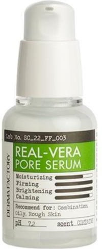 DERMA FACTORY Real-Vera Porenserum, 30 ml, Aloe Vera, Empfindliche Haut - Bild 1