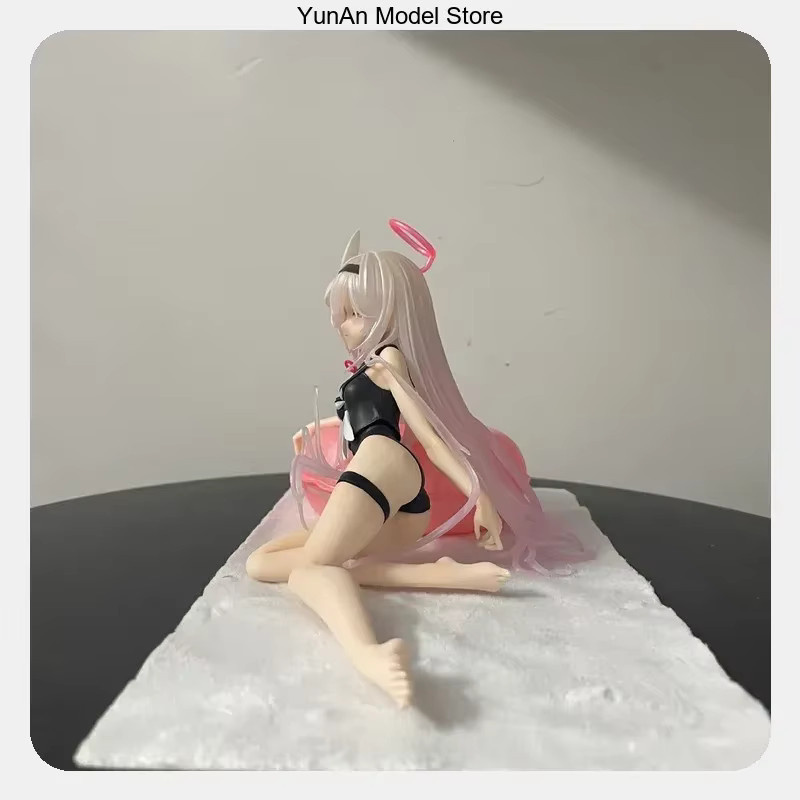 Bandai Blue Archive Plana Badeanzug Sitzende Pose, Anime-Figur, 12cm - Bild 2
