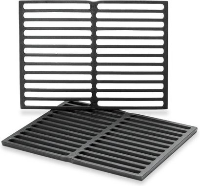 Weber Spirit Grillrost aus Gusseisen, grau, quadratisch - Bild 1