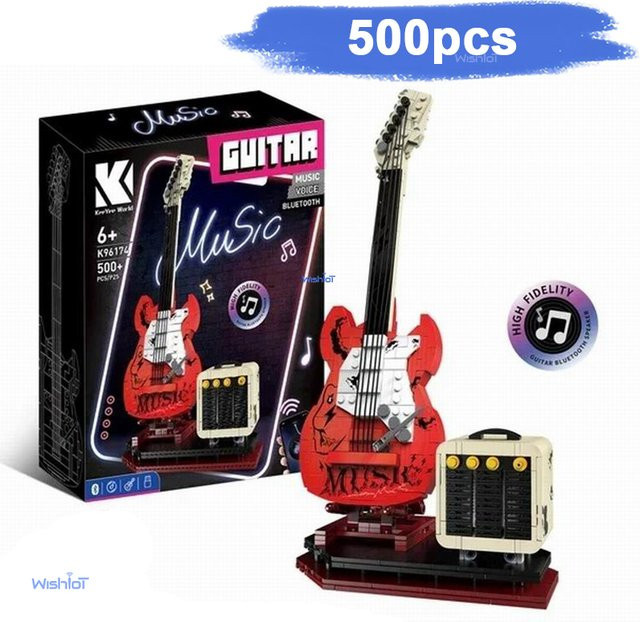 wishiot Künstler-Gitarren Bausteine, Bluetooth Audio, ab 6 Jahren - Bild 1