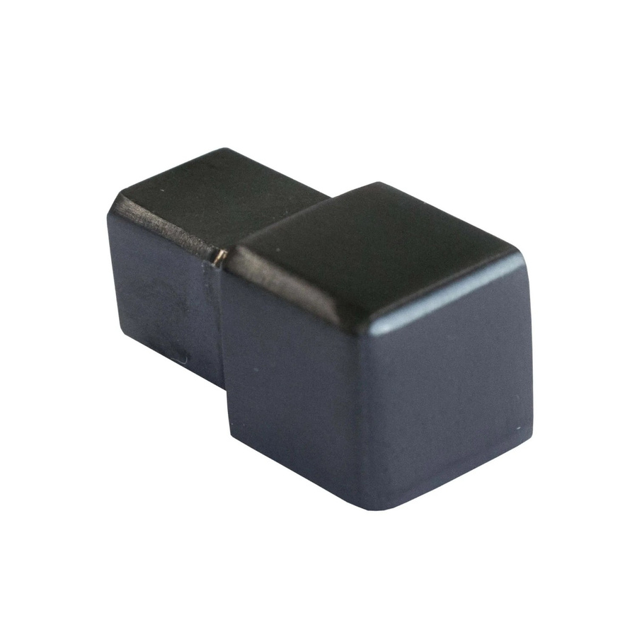 Dalsys Endstück für Quadratprofil 10mm aus Edelstahl in Schwarz gebürstet - Bild 2