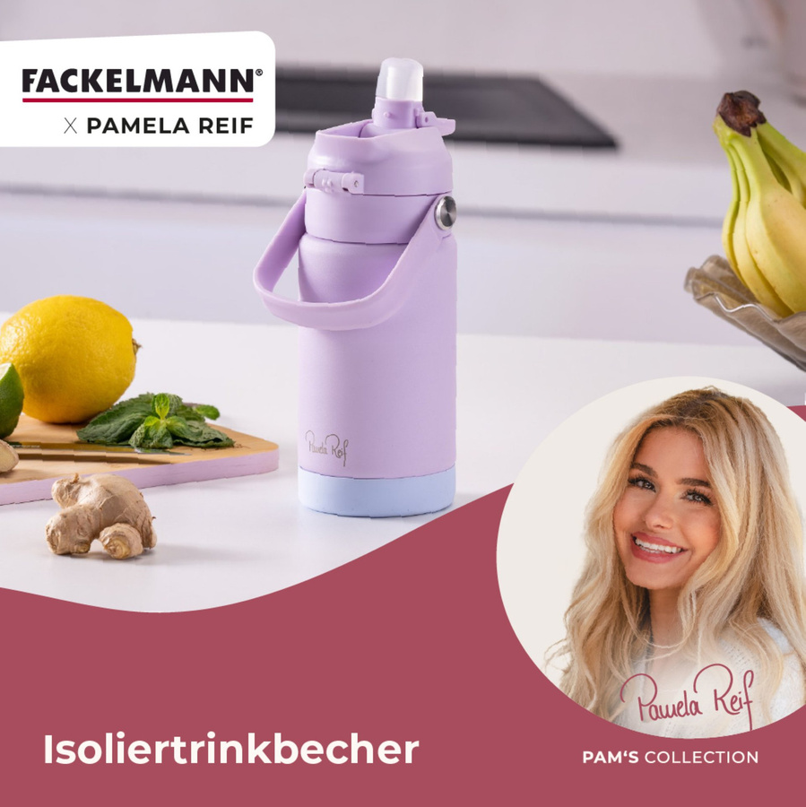 Fackelmann Pamela Reif Thermotrinkflasche, lila, 360 ml - Bild 2