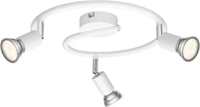 Philips Limbali 3-flammiger LED-Deckenspot, rund, Weiß, dimmbar und verstellbar, GU10 - Bild 1