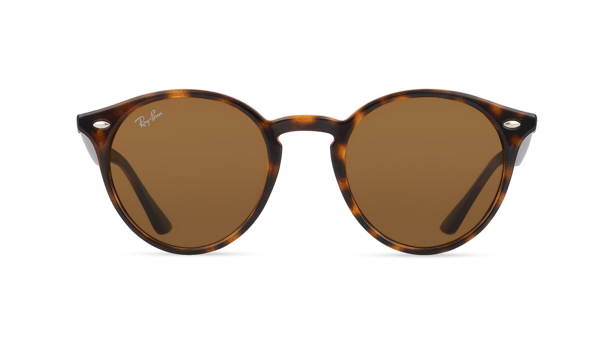 Ray-Ban RB 2180 Sonnenbrille Panto, Vollrand, Kunststoff, Unisex, braun - Bild 1