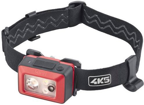 4K5 Tools WP 400 Stirnlampe mit 400lm in Rot - Bild 1