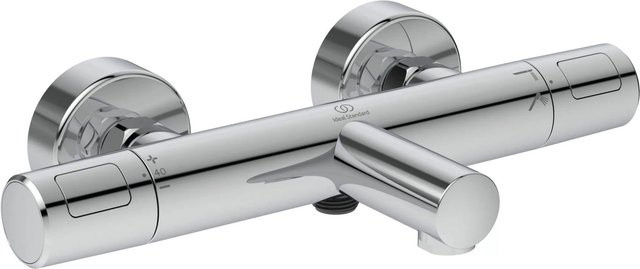 Ideal Standard Alero Badethermostat in Chrom mit Safety Stop und Wassersparfunktion - Bild 1