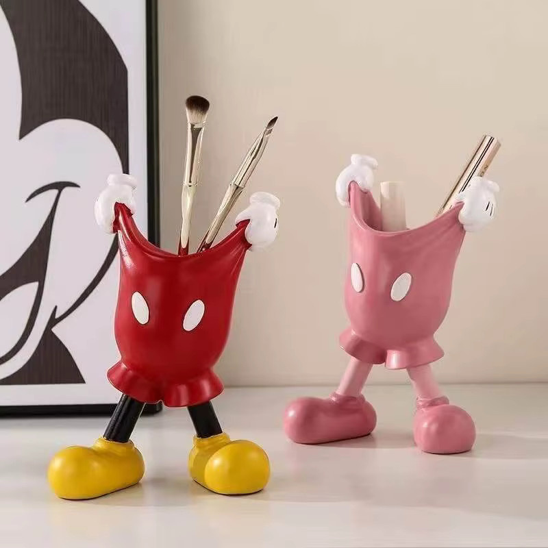 Hot MiQI Cartoon Stifthalter Schreibtisch-Organizer aus Kunststoff in Rot - Bild 4