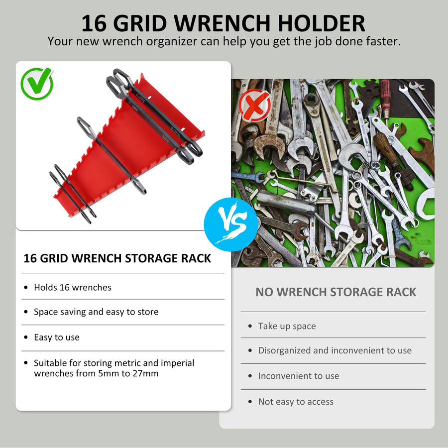 Hands DIY Schlüssel Organizer Set 2er Pack Wandmontierte Halterung für Garage und Haushalt in Grün, Schwarz und Rot - Bild 4