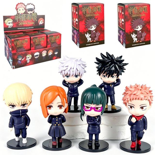 Bandai Jujutsu Kaisen Q-Version Blind Box Figuren, Einzelfigur - Bild 1