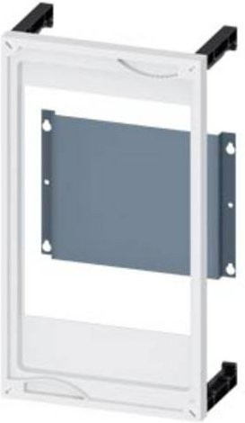 Siemens ALPHA 400/630 Einbausatz 8GK45513KK12 mit 1x 3NP1153 (NH2) auf Tragblech, Farbe: Weiß, H: 45,0 cm, B: 25,0 cm - Bild 1