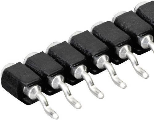Fischer Elektronik Buchsenleiste Präzision, 1 Reihe, 20 Polzahl, Schwarz - Bild 1