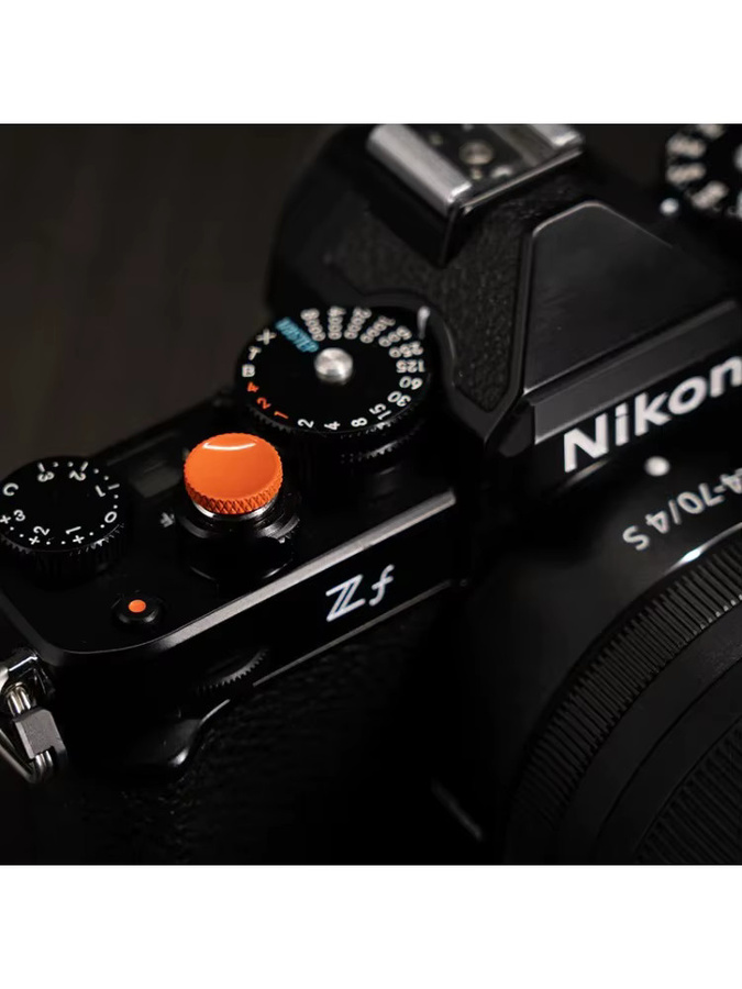 Konkaver Kamera-Auslöser aus reinem Kupfer mit Schraubverschluss in Braun für Leica, Canon, Nikon und Fujifilm X-T30, X-T20, X-T10, XT3 - Bild 4