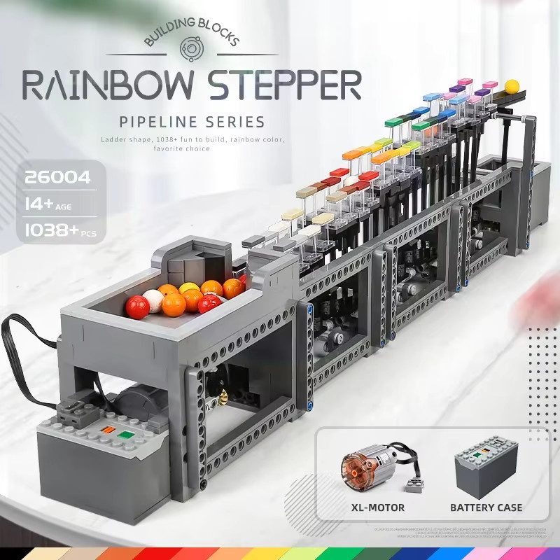 CETYL Der Regenbogen-Stepper, Technische Serie, Montagesteine, 1.038 Teile, ab 14 Jahren - Bild 3