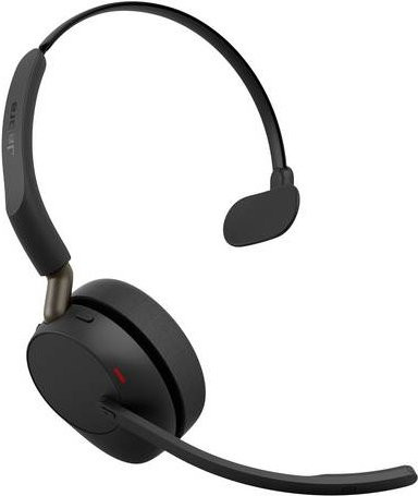 Jabra Evolve3 65 Mono UC On-Ear Bluetooth Headset mit LINK 390a Adapter, Schwarz - Bild 1
