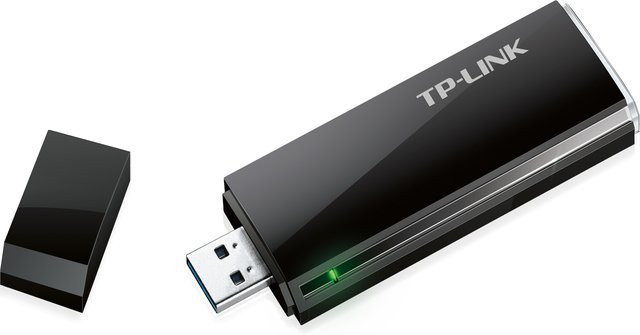 TP-Link Archer T4U V2 AC1300 Dualband WLAN-Adapter USB-Stick in Schwarz - Bild 1