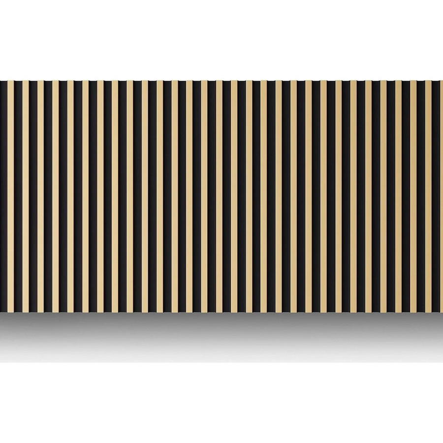 Vente-unique Wandplatte Clinton in Schwarz und Gold, rechteckig, Polystyrol, Breite: 97,6 cm - Bild 2
