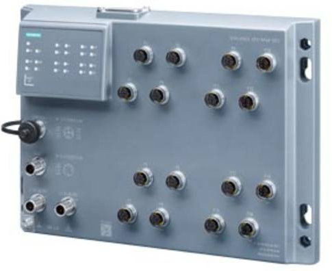 Siemens Industrial Ethernet Switch 6GK5216-0UA00-5ES6 10/100/1000 Mbit/s in Grau - Bild 1