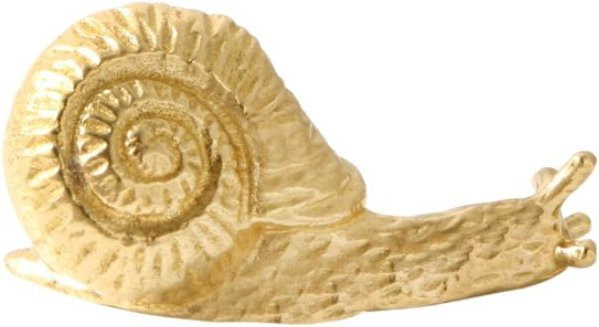 Retro Schranktürknöpfe und Schubladengriffe von dashiyes00w im Vintage Schnecken-Design aus poliertem Messing in Gold - Bild 1