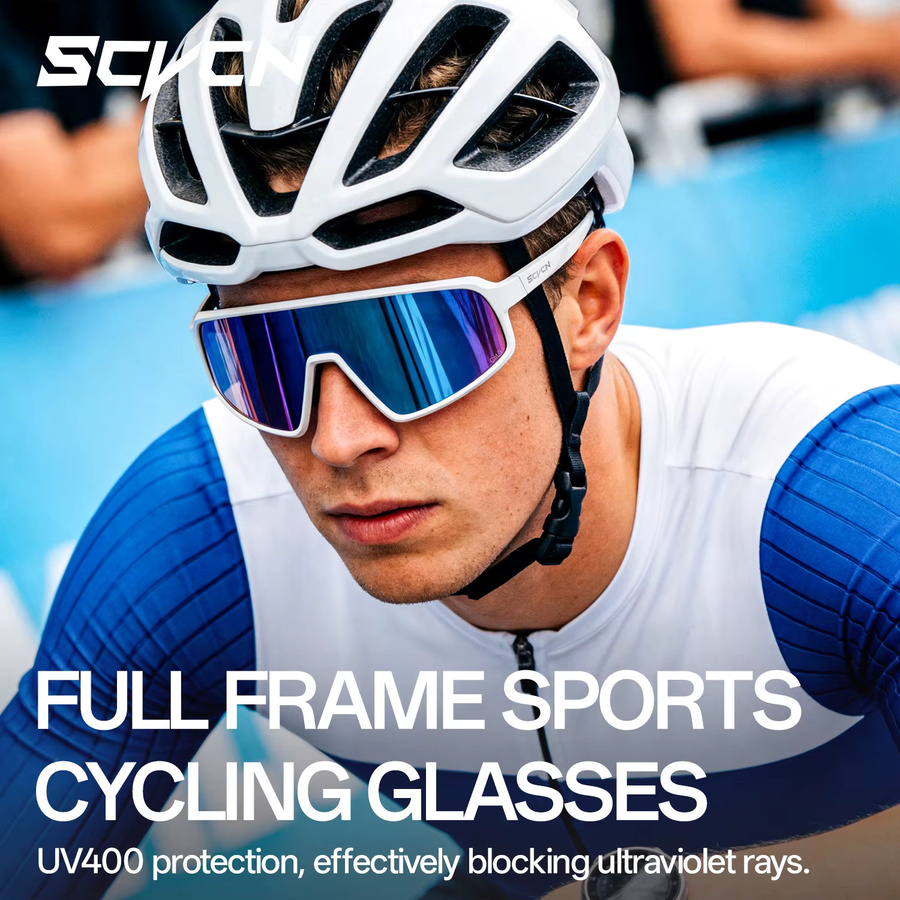 SCVCN Sonnenbrille, Großrahmen, Vollrand, Kunststoff - Bild 3