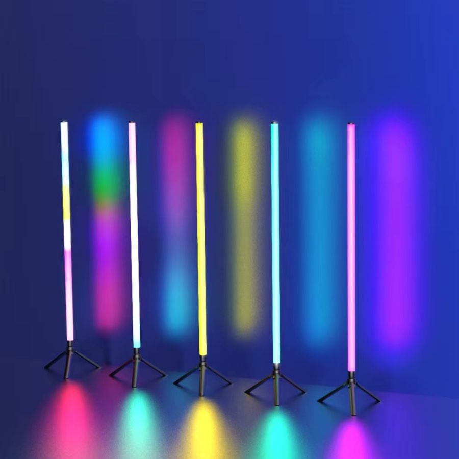 GAHADA RGB CCT LED-Stehleuchte mit Fernbedienung, Bluetooth-App und Sprachsteuerung, Höhe: 103 cm - Bild 2