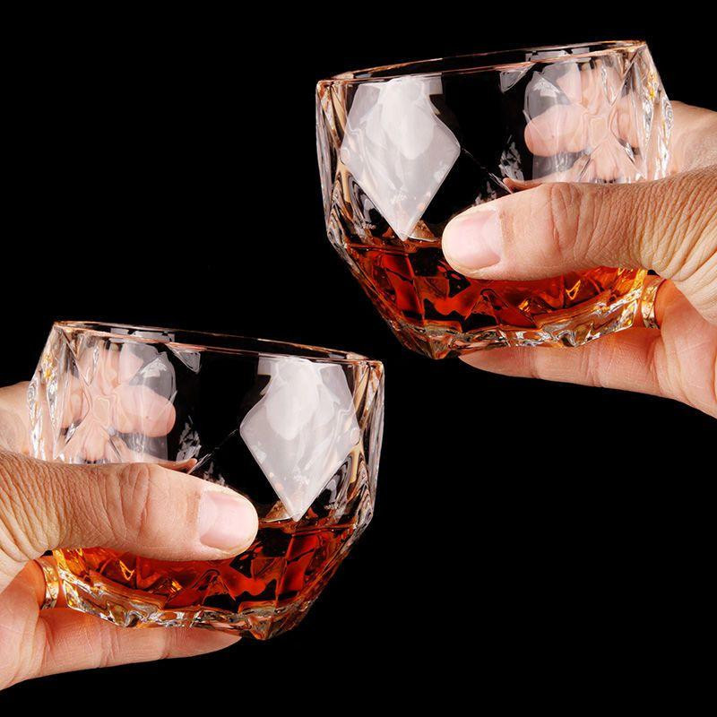 Yiran Furniture Kristall Whisky Glas Tumbler transparent 300 ml - Bild 2