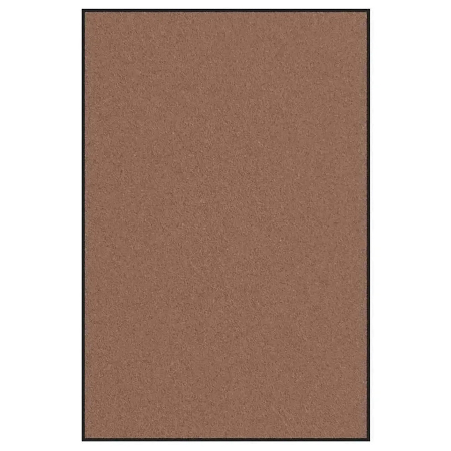 vidaXL Fußmatte in Braun und Schwarz aus Polypropylen und Vinyl, rutschfest, Rechteckig, Breite: 120 cm, Tiefe: 180 cm - Bild 2