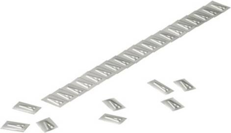 Weidmüller WSM 10 T Edelstahlmarkierer mit Aufdruck T in Silber - Bild 1