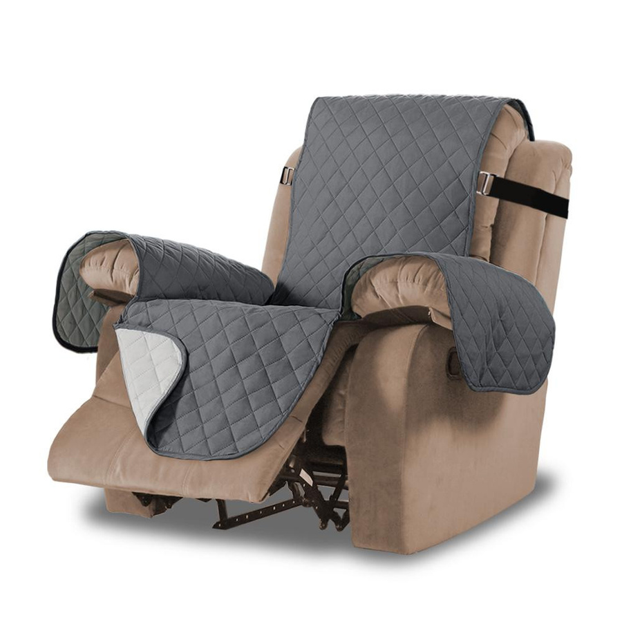 Wasserdichter und waschbarer Liegesofabezug von Yiran Furniture in Khaki, rutschfester Jacquard-Sesselbezug für 1 Sitzplatz - Bild 3