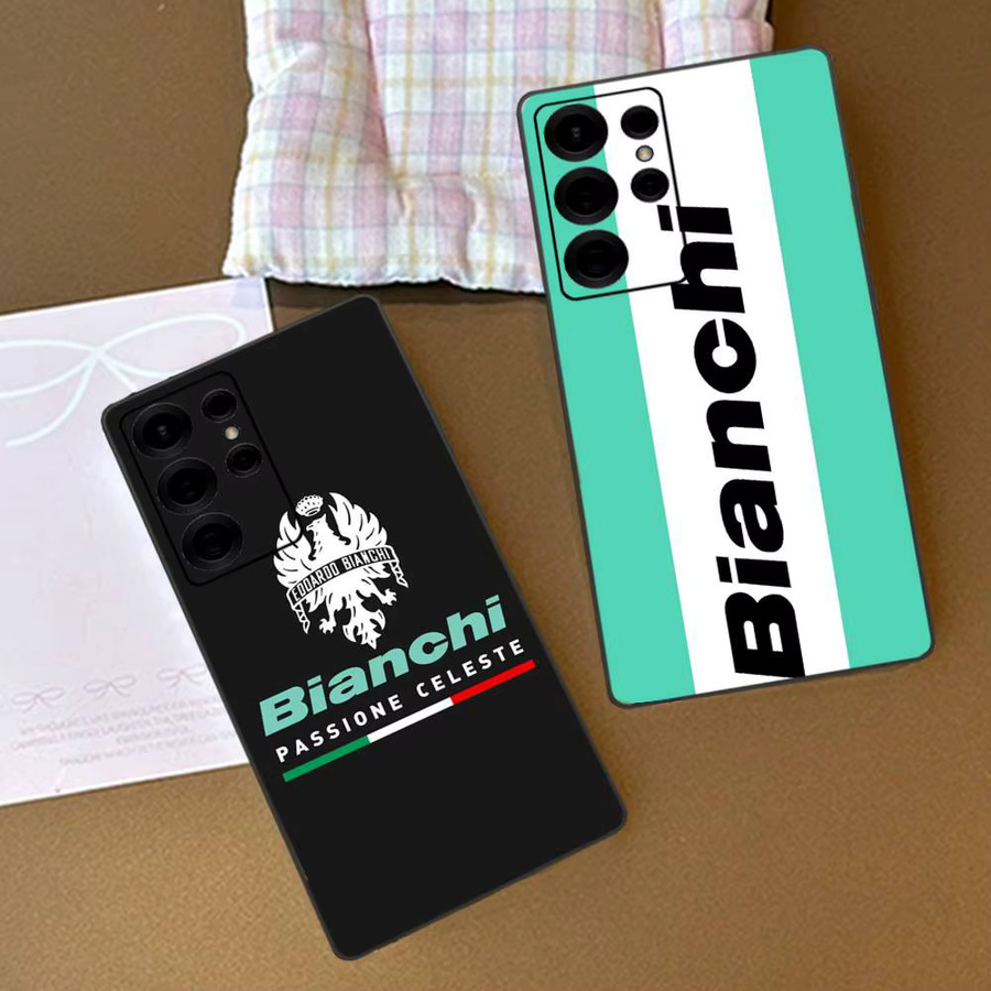 Luxuriöse B-Bianchi Logo Handyhülle für Samsung Galaxy S24 Ultra, S23, S22, S21, S20, S24 FE, S22 Ultra 5G und S20 Lite - Bild 3