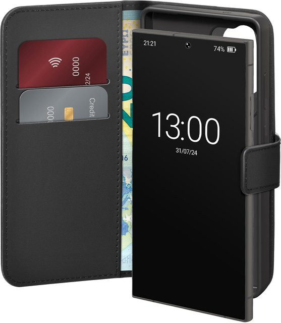 Wallet Stand Case für Samsung S26 Ultra in Schwarz - Bild 1