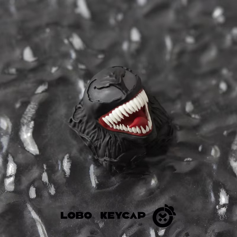 Ajazz Venom Anime Harz Tastenkappen in Schwarz für mechanische Tastaturen - Bild 5