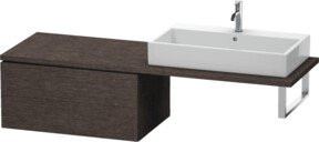 Duravit Unterschrank L-Cube in Dunkelgrau Gebürstet mit 2 Schubladen, B/T/H: 82 x 54,7 x 40 cm - Bild 1