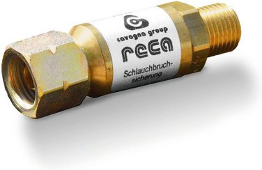 Enders Schlauchbruchsicherung aus Messing in Silber, 50 mbar - Bild 1