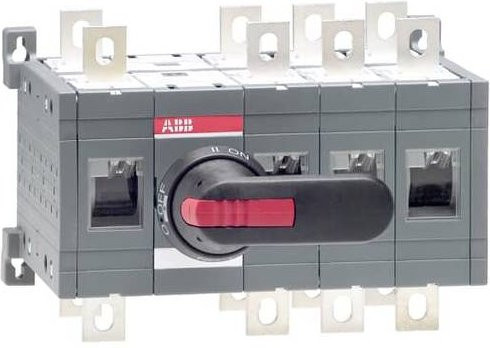ABB Lastumschalter 4polig 400 A in Schwarz und Grau 1SCA022777R0500 - Bild 1