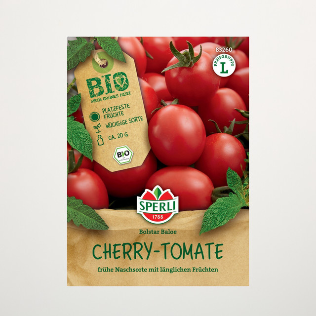Sperli Kirschtomate Bolstar Baloe F1 Bio Gemüsesamen - Bild 1
