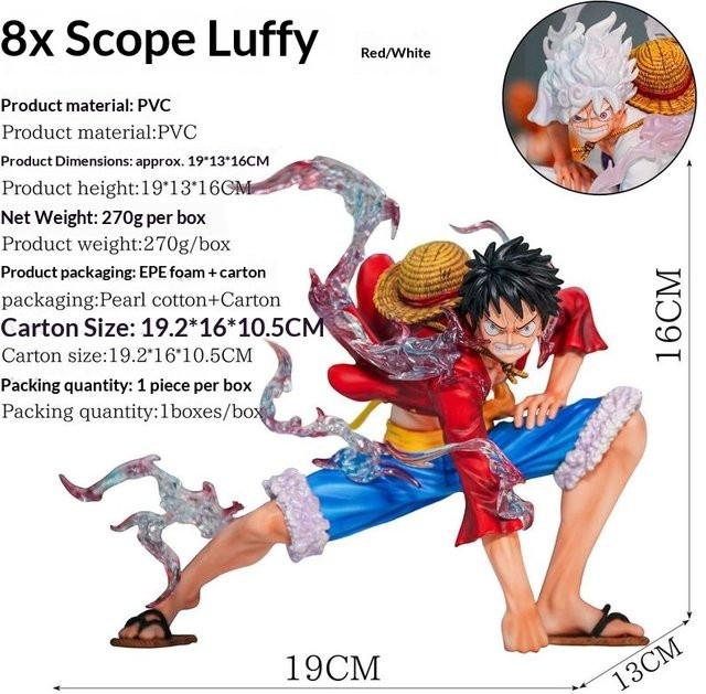 Bandai One Piece Luffy Actionfigur, Einzelfigur - Bild 1