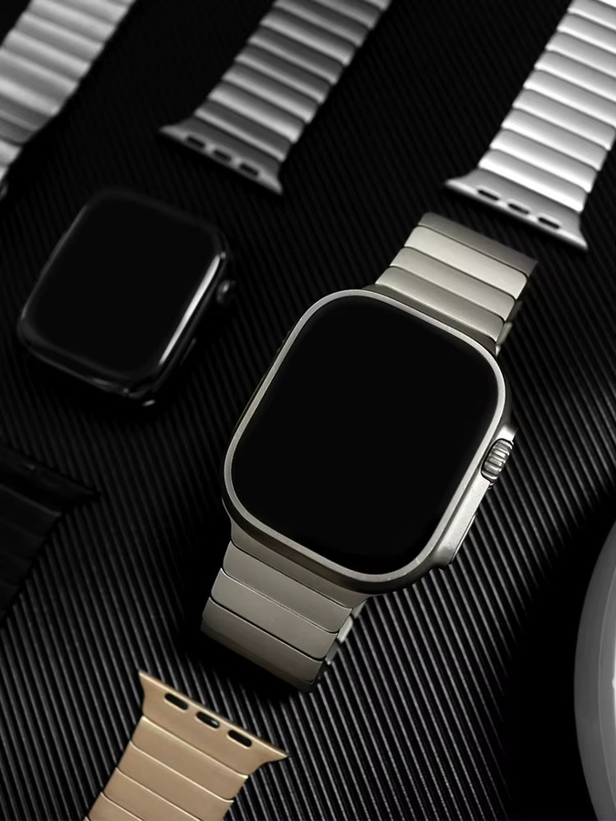 URVOI Uhrenarmband Edelstahl, Silber, Unisex, 49 mm - Bild 4