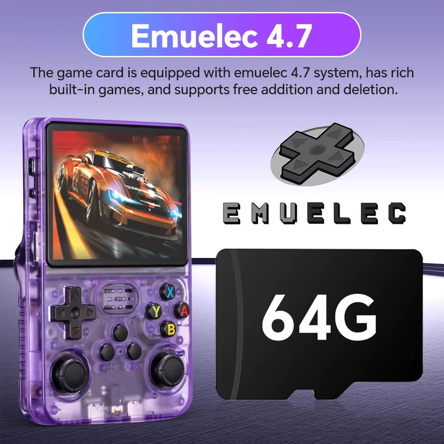 JMachen Gaming-Speicherkarte für R36S mit 64 GB und über 18000 Retro-Spielen inklusive EmuELEC 4.7 für PSP, PS1, GB, GBA, GBC, MD, SFC, CPS1 und CPS2 - Bild 4