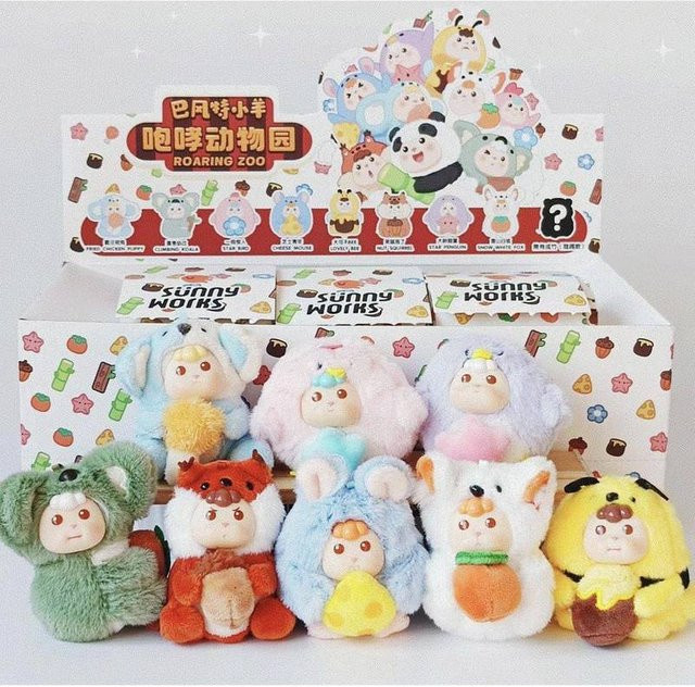 TAKARA TOMY Roaring Zoo Series Bestie Lamb, Plüsch, Puppe, Anhänger - Bild 1