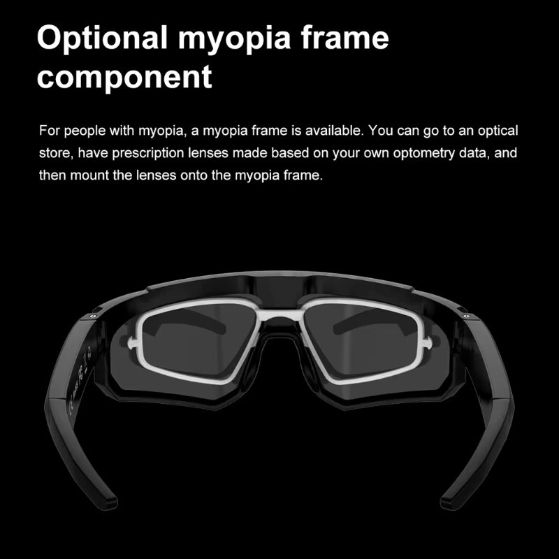 OnePlus AI Smart-Brille in Schwarz mit 8K-Kamera, Bluetooth, Sprachassistent und Übersetzerfunktion - Bild 4