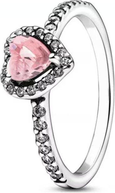 Allbestart Ring 925 Silber, Roségold, Zirkonia, Damen - Bild 1