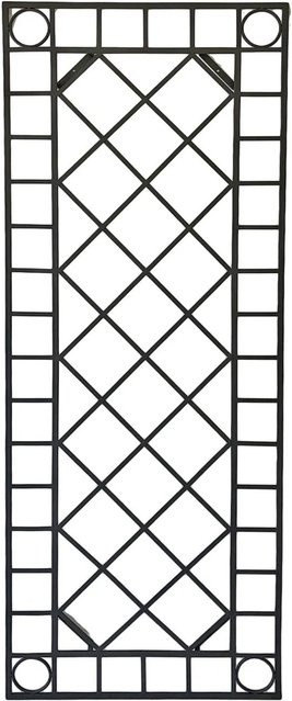 DELUKE Wanddekoration COMO aus Stahl in Schwarz, modern für Wohnzimmer und Büro, B/T/H: 42 x 4 x 115 cm - Bild 1