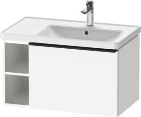 Duravit Waschtischunterschrank D-Neo Wandhängend Schwarz/Weiß B/T: 78,4 x 45,2 cm - Bild 1