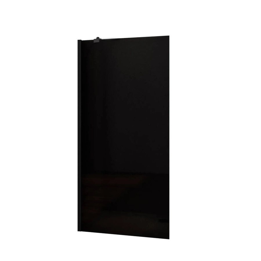 AICA Walk In Duschtrennwand in Schwarz mit Rauchglas, B: 90 cm, H: 200 cm, 8mm NANO-Glas mit Easy-Clean-Beschichtung - Bild 2