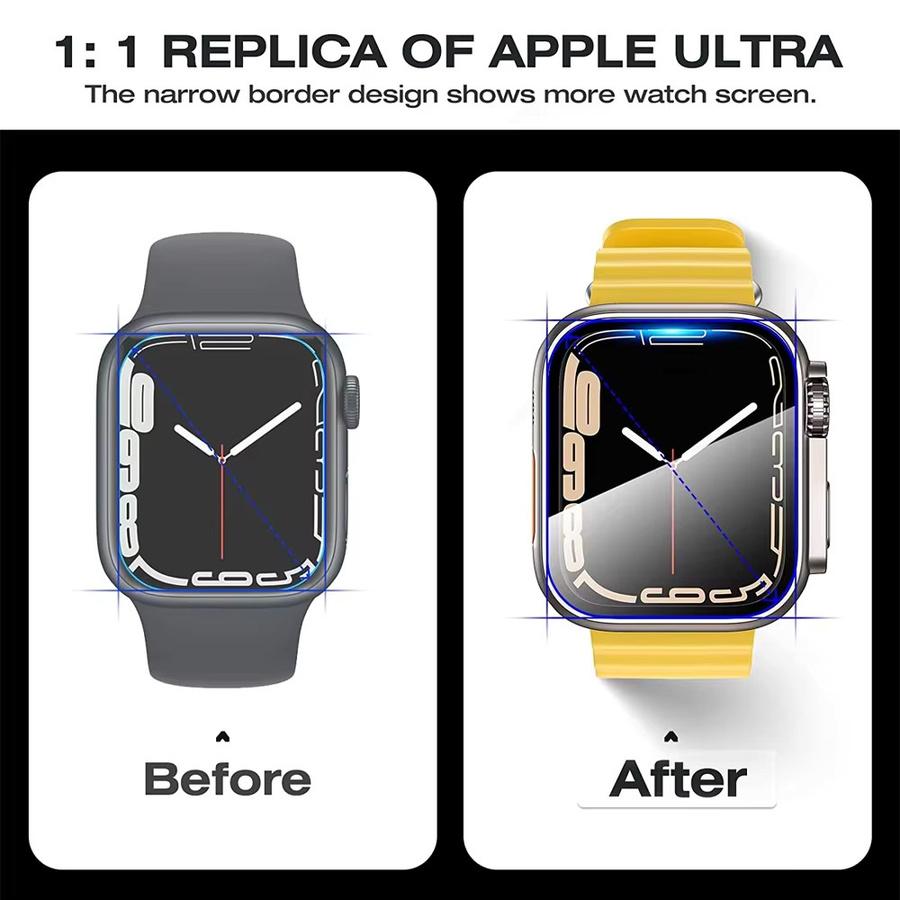 Apple Uhrenzubehör Glas+Hülle, Roségold, Edelstahl, Silikon - Bild 6